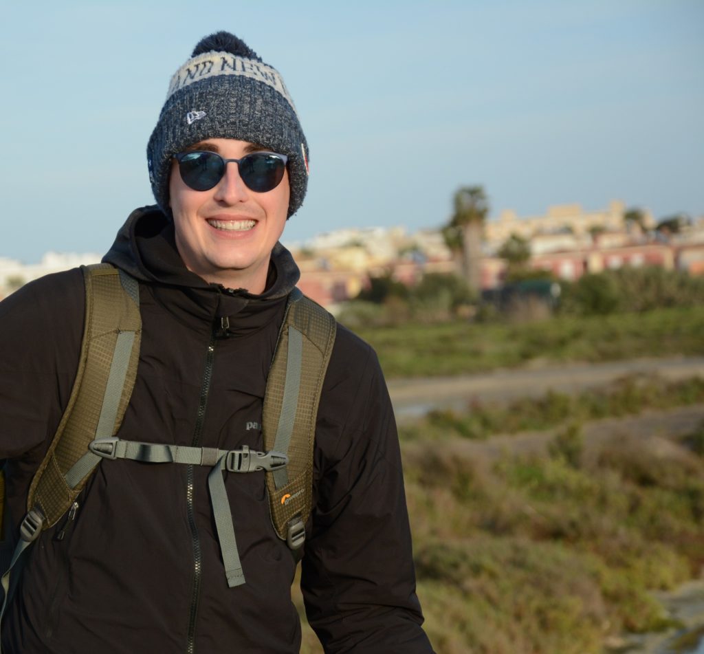 Thierry hiking