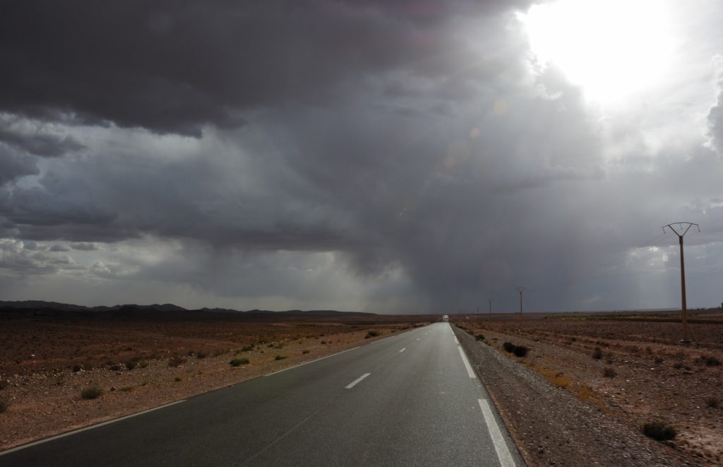 Desert rain