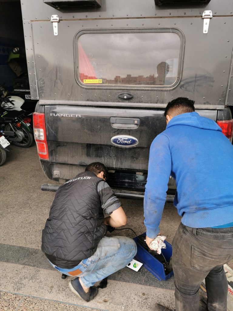 Fixing the license plate