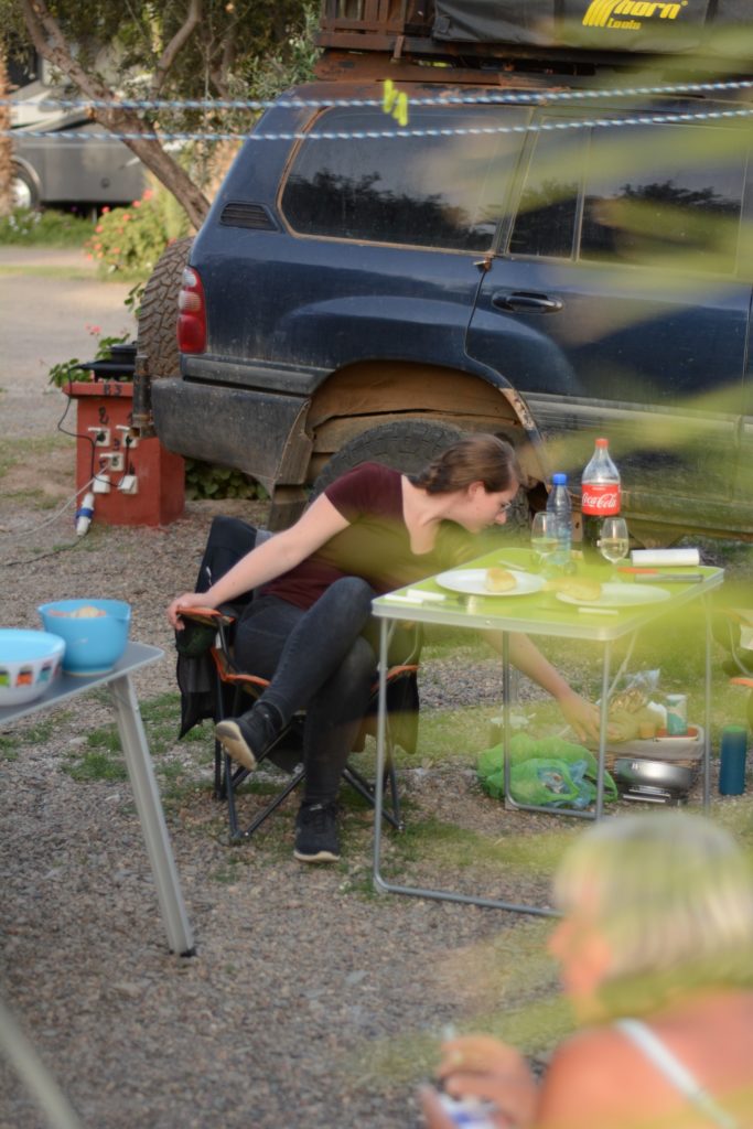 Hanging out in the evening