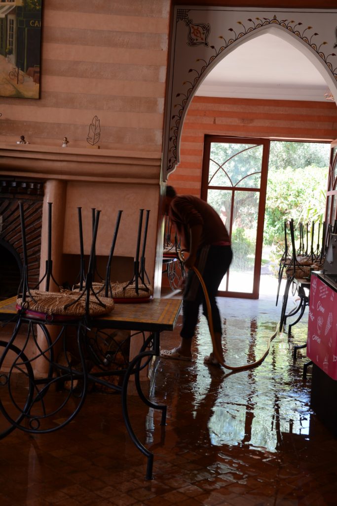 Cleaning time