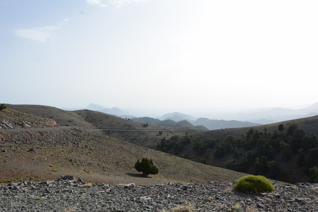 Crossing mountains