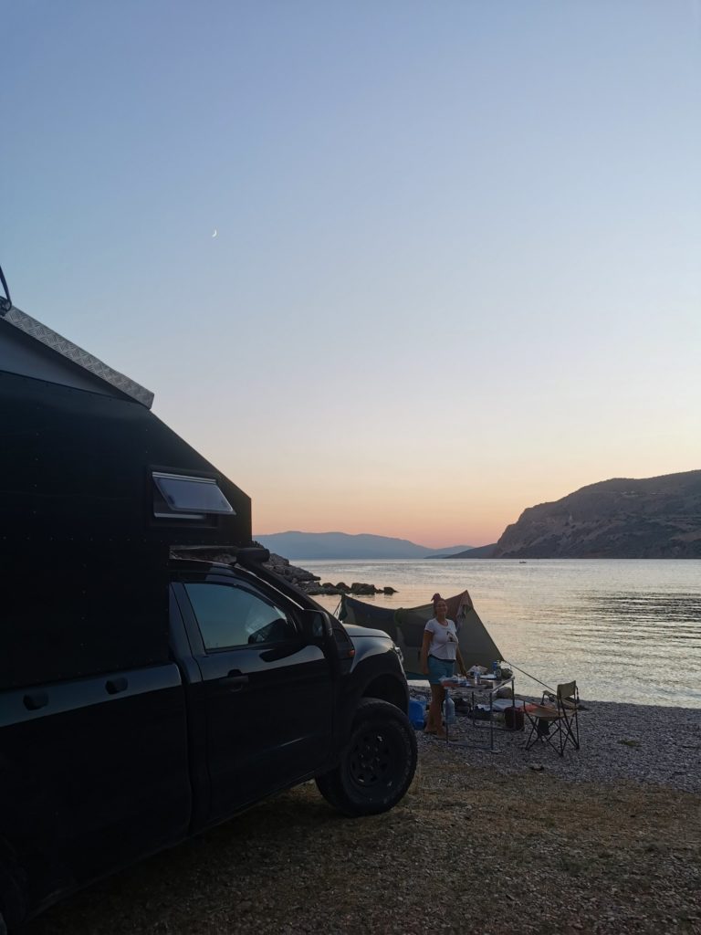Sleeping at the beach
