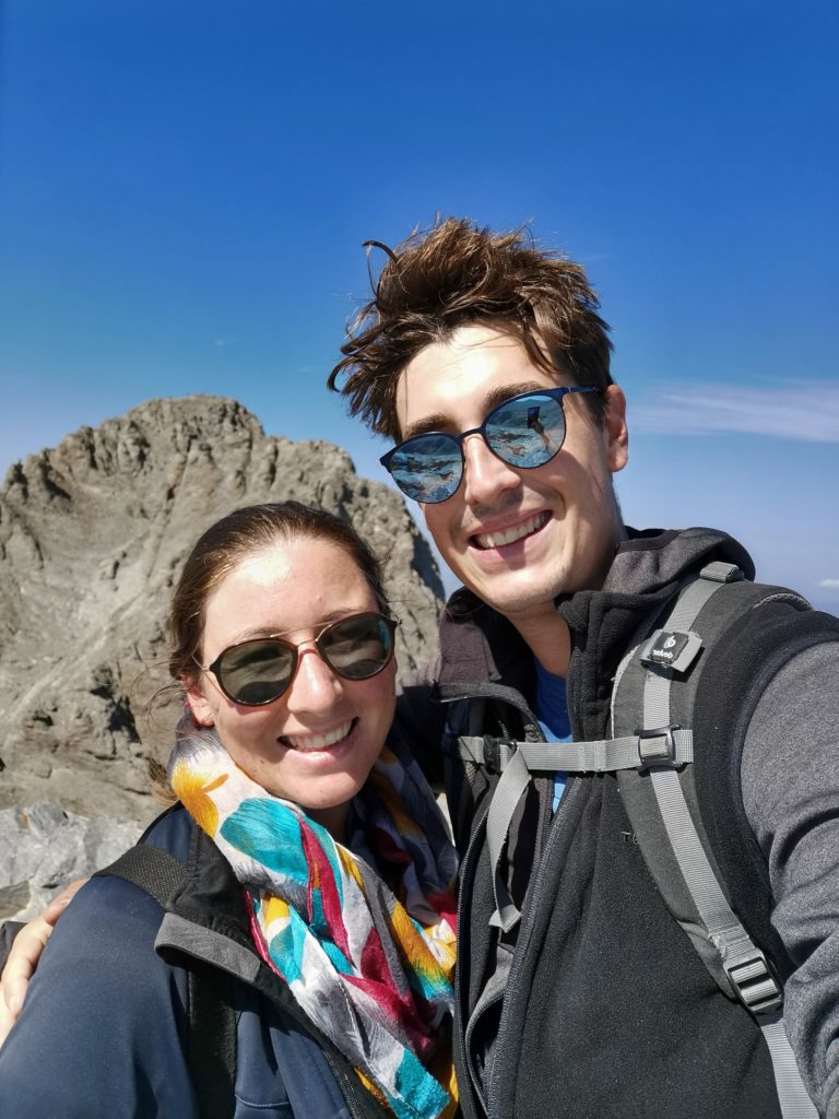 At the peak