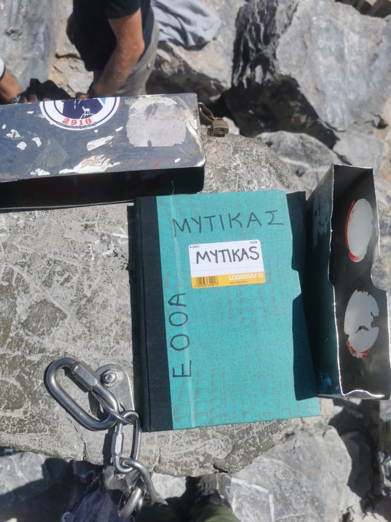 Book on the peak